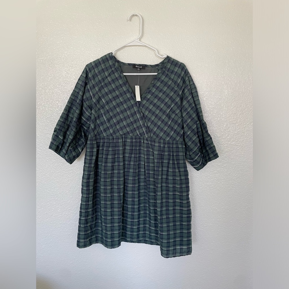 Madewell plaid dress